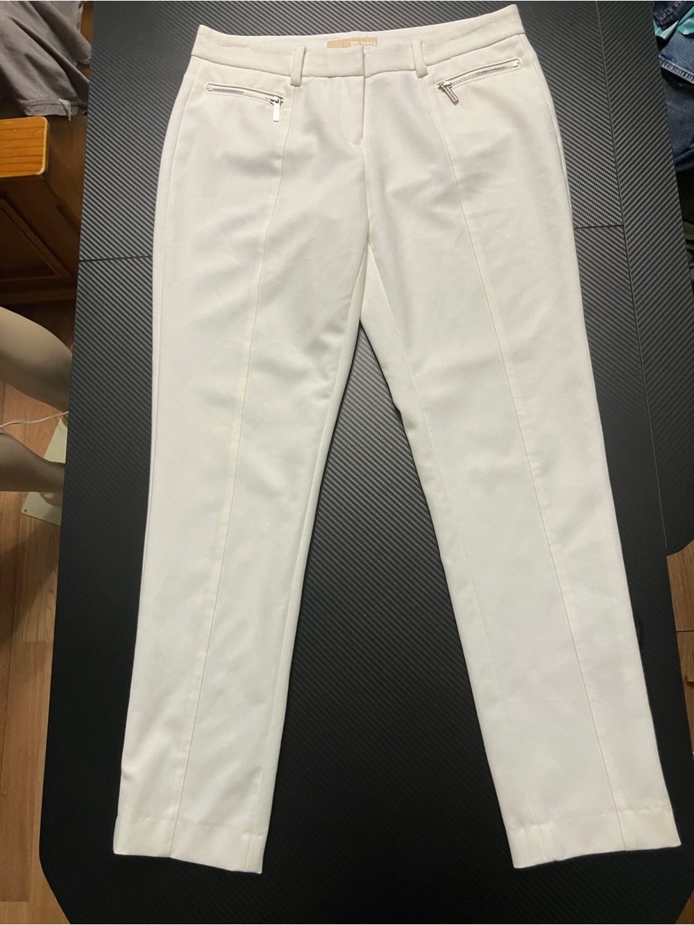 Michael Kors White Tailored Dress Pants